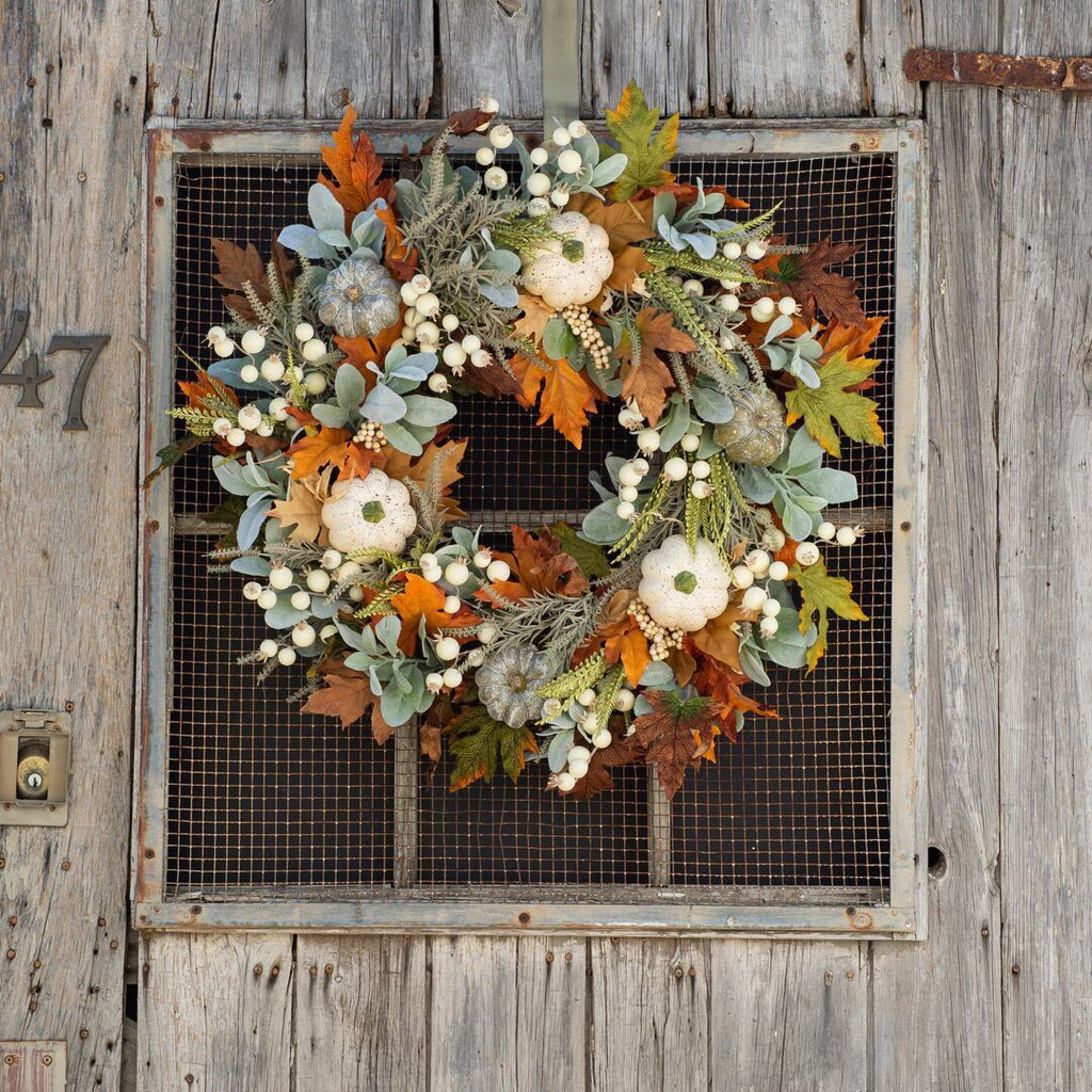 Halloween Autumn Pumpkin Frost Leaf Garland Home Decor