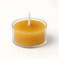 Clear Cupped Tealight Beeswax Candles BULK